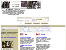 Tablet Screenshot of blacksheepancestors.com